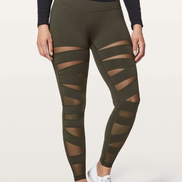 Lululemon Wunder Under Pant (Hi-Rise) *Tech Mesh 28" - Picture 1 of 2